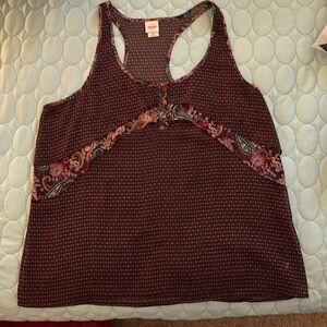 Racer back lightweight top